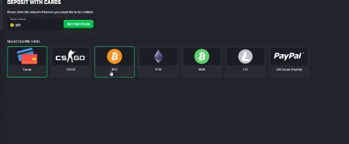 Crypto Deposit