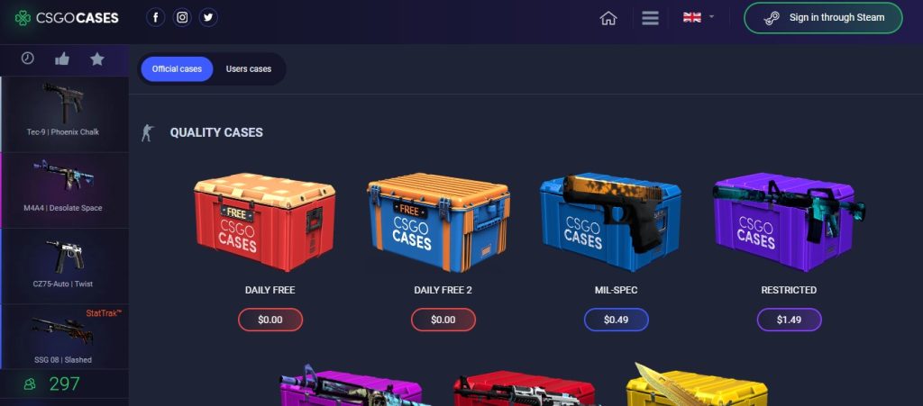 Csgocases Homepage